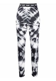 Philipp Plein Leggings a vita alta - Nero