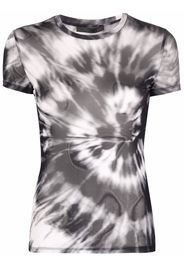 Philipp Plein T-shirt con fantasia tie dye - Grigio