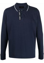 Philipp Plein Polo con ricamo - Blu