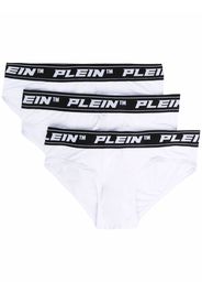 Philipp Plein Set di tre slip - Bianco