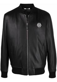 Philipp Plein Bomber con zip - Nero