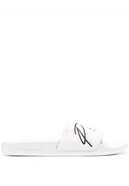 Philipp Plein Sandali slides goffrati - Bianco