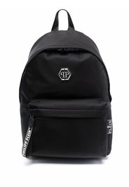 Philipp Plein Zaino con logo - Nero