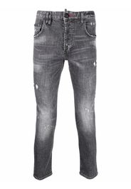 Philipp Plein skinny-cut washed jeans - Grigio