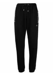 Philipp Plein Pantaloni sportivi con decorazione - Nero