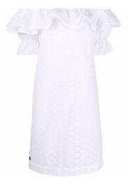 Philipp Plein Sangallo lace dress - Bianco