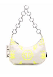Philipp Plein Monogram print shoulder bag - Bianco