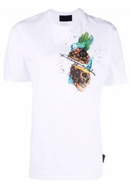 Philipp Plein T-shirt Pineapple Skies - Bianco