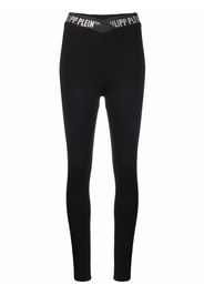 Philipp Plein Leggings con decorazione - Nero