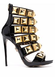 Philipp Plein studded cage sandals - Nero