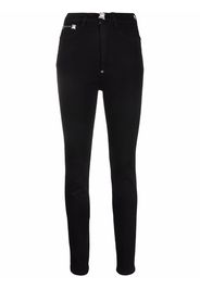 Philipp Plein super high waist jeggings - Nero