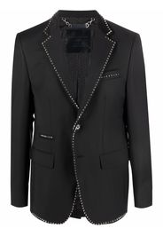 Philipp Plein Blazer monopetto con borchie - Nero