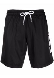 Philipp Plein logo-print swimming shorts - Nero