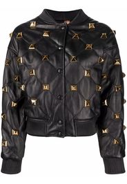 Philipp Plein Bomber trapuntato - Nero