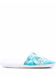 Philipp Plein Slippers Pineapple Skies - Blu