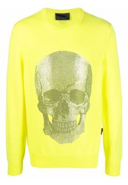 Philipp Plein Maglione con logo - Giallo