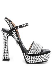 Philipp Plein Sandali con strass 140mm - Nero