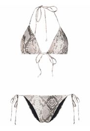 Philipp Plein Bikini con stampa - Toni neutri