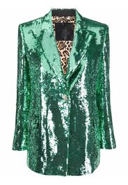 Philipp Plein Blazer con paillettes - Verde