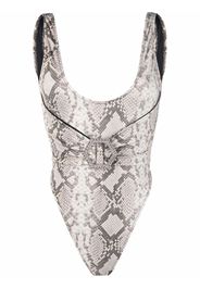 Philipp Plein Spille Monokini Con Stampa - Toni neutri