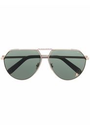 Philipp Plein Occhiali da sole modello aviator - Oro