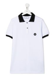 Philipp Plein Polo con stampa - Bianco