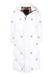 Philipp Plein Piumino con borchie - Bianco