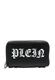 Philipp Plein Portafoglio con zip Gothic Plein - Nero