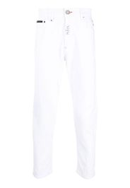 Philipp Plein straight-leg mid-rise jeans - Bianco