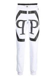 Philipp Plein Pantaloni sportivi con stampa - Bianco