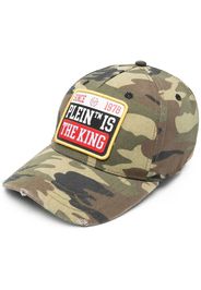 Philipp Plein camouflage-print logo-patch cap - Verde