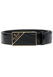 Philipp Plein Hexagon buckled belt - Nero