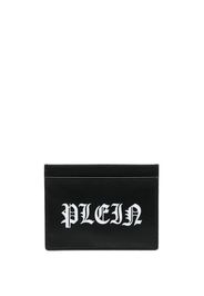 Philipp Plein logo print cardholder - Nero