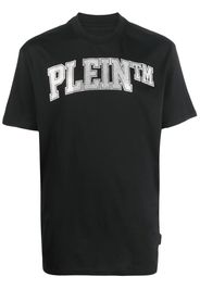 Philipp Plein Stones logo-print T-shirt - Nero