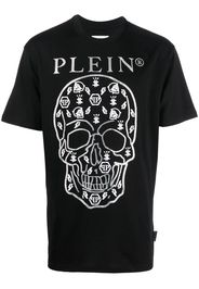 Philipp Plein logo-print detail T-shirt - Nero