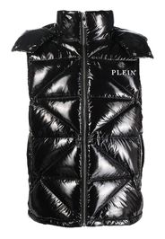 Philipp Plein Piumino smanicato trapuntato - Nero