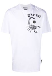 Philipp Plein chest logo-print detail T-shirt - Bianco