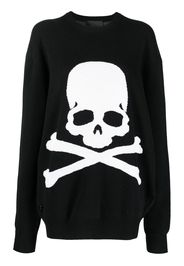 Philipp Plein Skull Bones crew-neck jumper - Nero