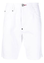 Philipp Plein knee-length denim shorts - Bianco