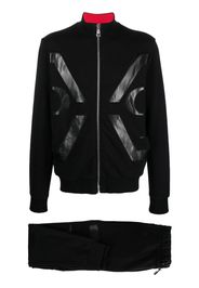 Philipp Plein Tuta sportiva con zip Hexagon - Nero