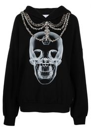 Philipp Plein Felpa con decorazione X-Ray - Nero