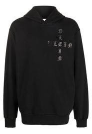 Philipp Plein Felpa con cappuccio Gothic Plein - Nero