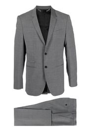 Philipp Plein logo-detail single-breasted suit - Grigio