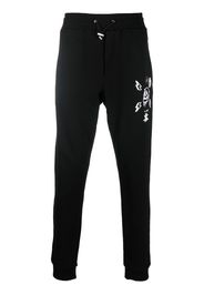 Philipp Plein Hexagon tapered track pants - Nero