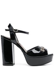 Philipp Plein studded open-toe 120mm sandals - Nero