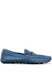 Philipp Plein denim slip-on moccasin - '08 middle blue'