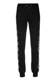 Philipp Plein crystal cable cotton jogging - Nero