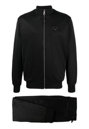 Philipp Plein logo plaque track suit - Nero