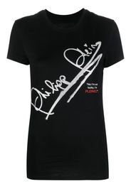 Philipp Plein SS Signature cotton T-shirt - Nero