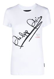 Philipp Plein SS Signature cotton T-shirt - Bianco